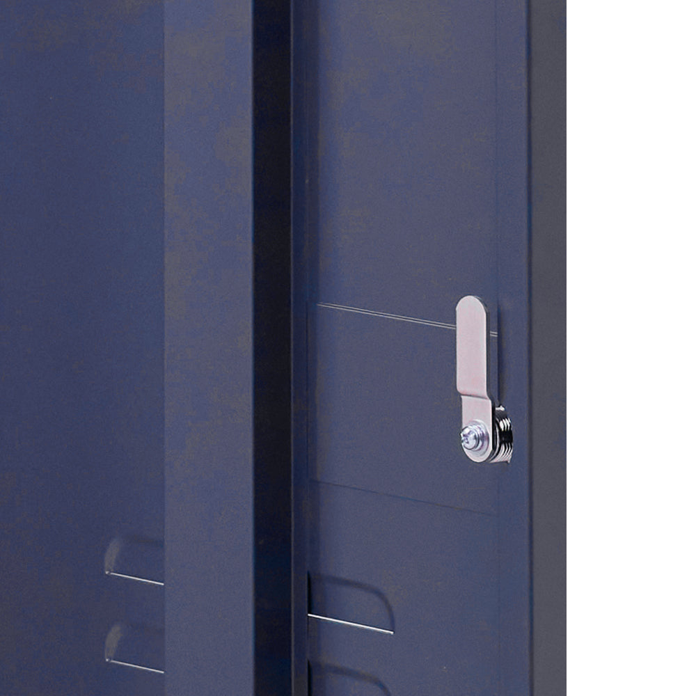 ArtissIn Metal Locker in blue, featuring adjustable shelf and practical design for versatile storage solutions.